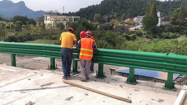 贺州高速公路护栏板的维护确保道路安全的关键环节